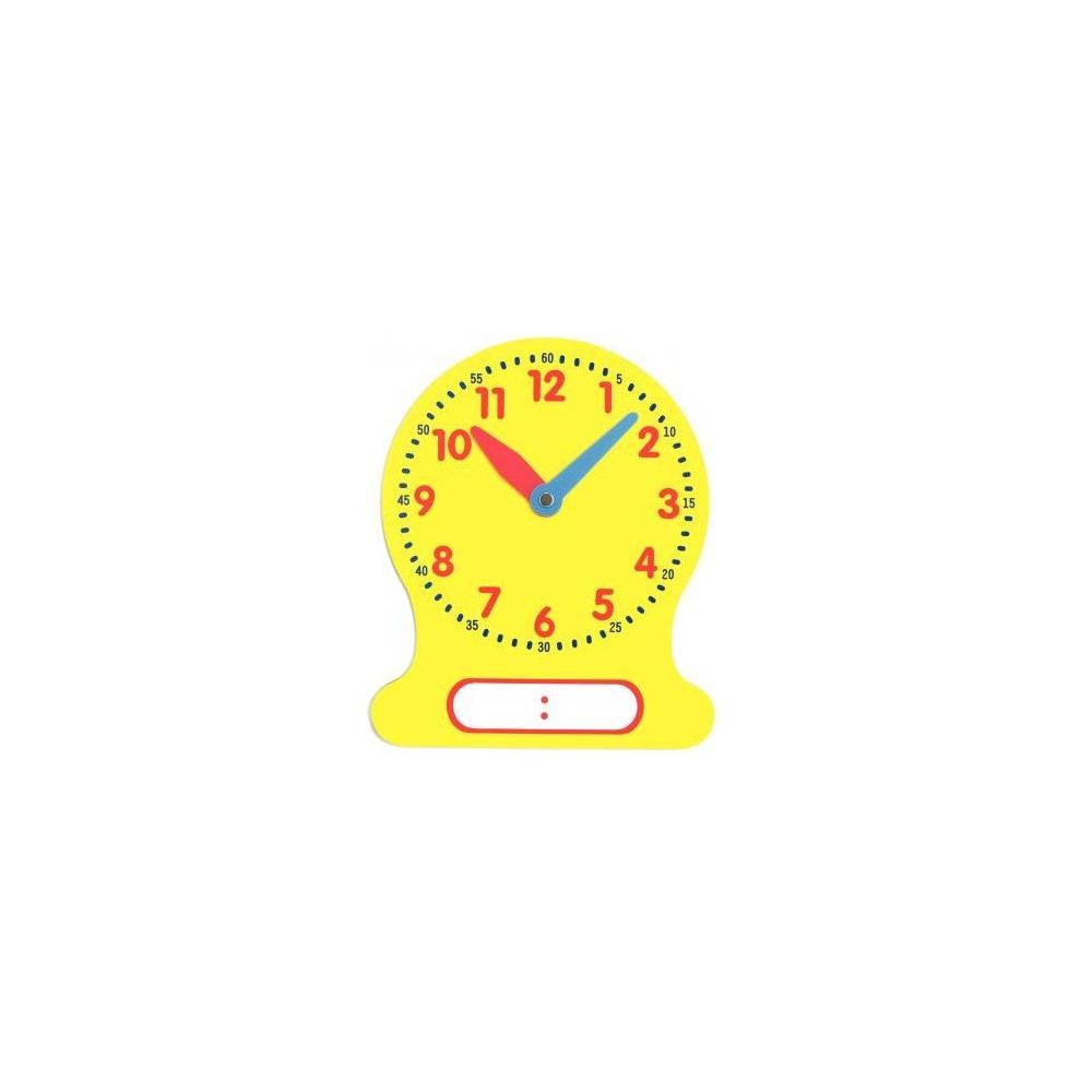 Horloge magnétique effaçable - 38 x 30 cm - Apprentissage Heure NSFP