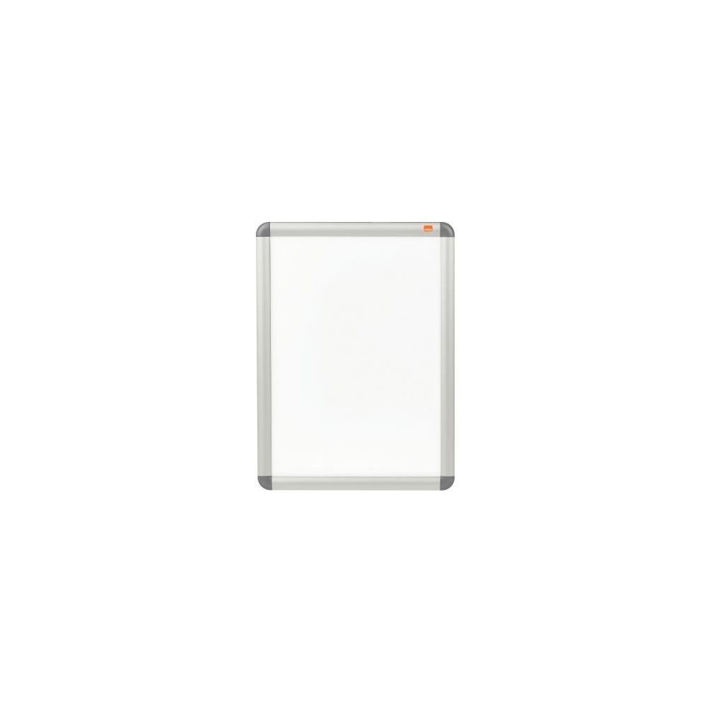 Cadre d'aff. mural clipsable A4 Cadre ALU - Livré avec vis