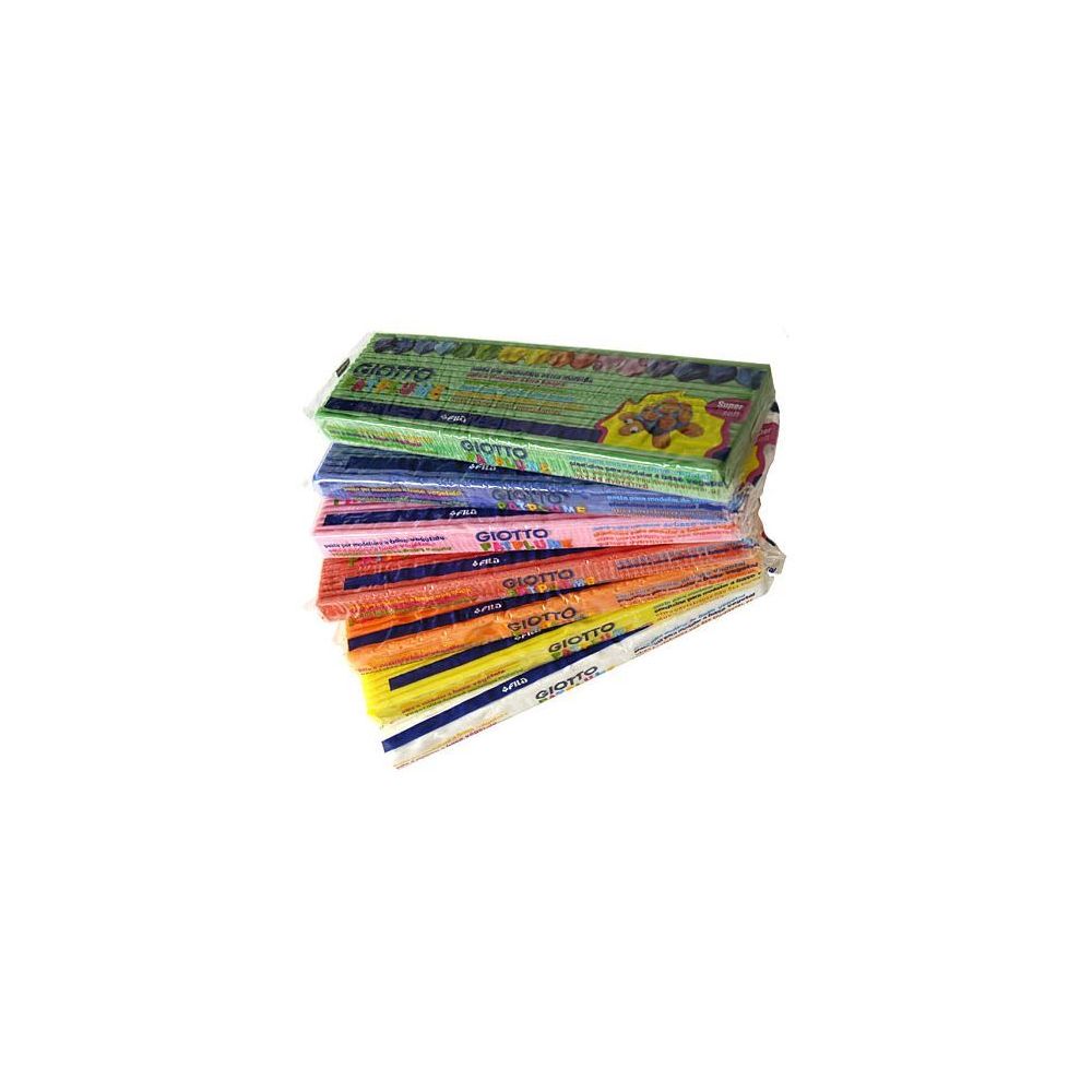 Pate à modeler GIOTTO Patplume - Pain de 350g - JAUNE ** Pate à modeler GIOTTO Patplume - Pain de 350g - JAUNE **