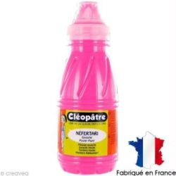 Gouache liquide à effet mat 250 ml CLEOPATRE Fluo ROSE - Z