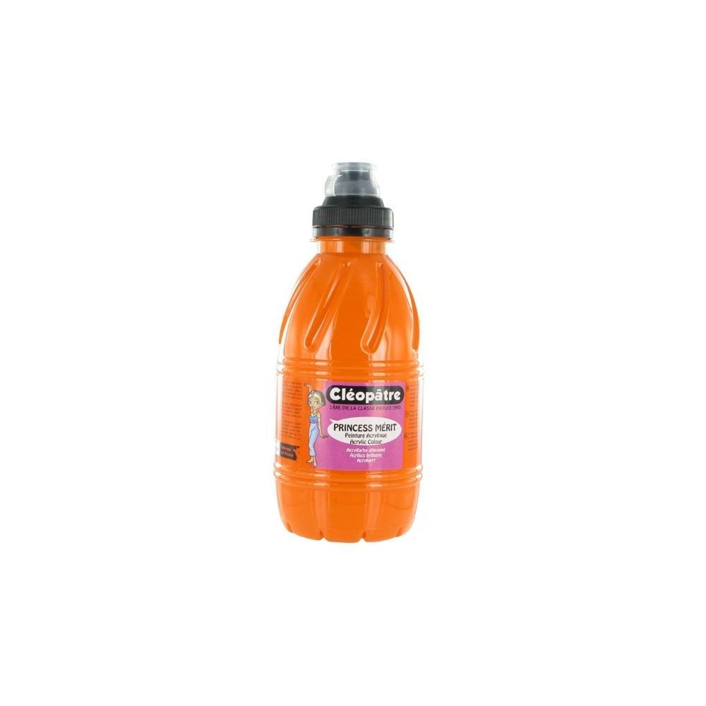 Peinture acryl. brill. 500 ml CLEOPATRE  Mérit -ORANGE - Z