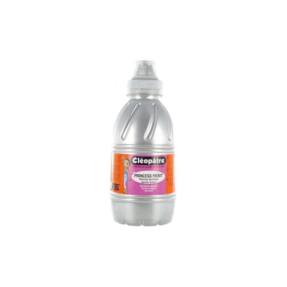 Peinture acryl. brill. 500 ml CLEOPATRE  Mérit - ARGENT - Z