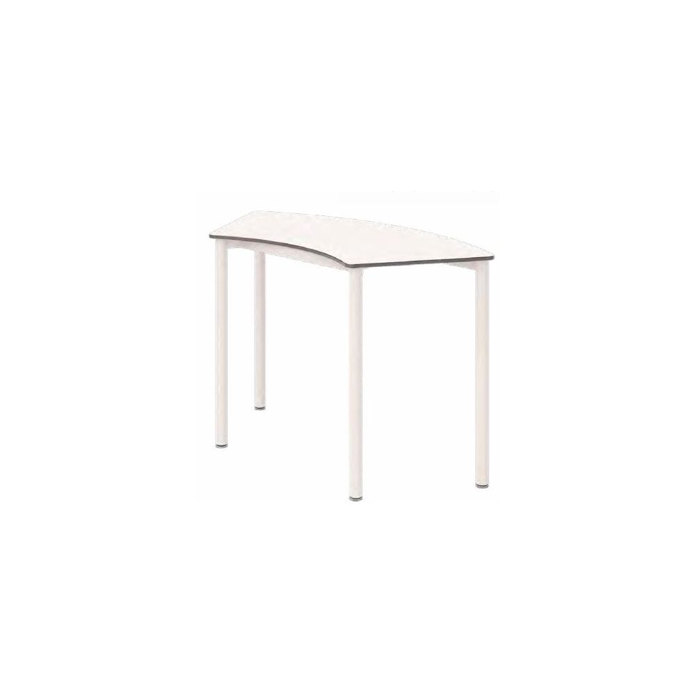 Table Flexus Arc - 120 x 60cm - Grey 43 - BLANC T7 - H80cm