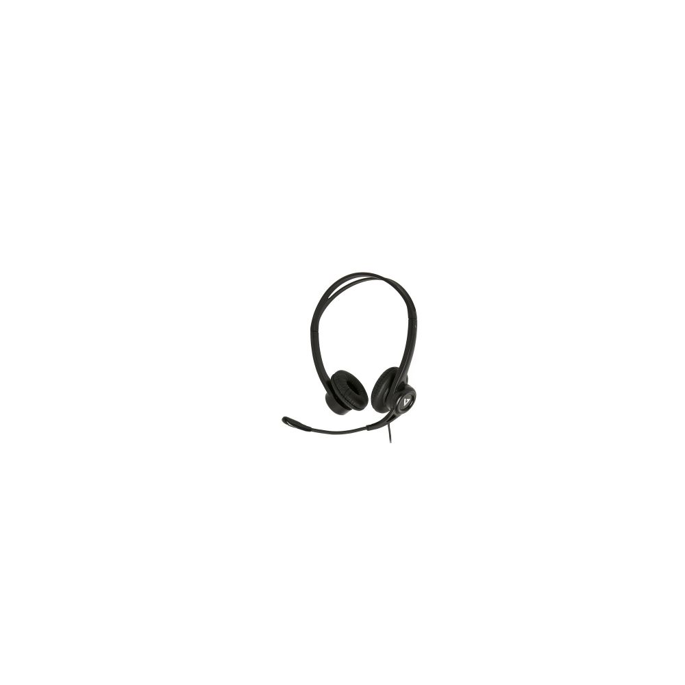 Casque V7 HU311-2EP - Micro - Filaire 1.8m - USB - Noir //