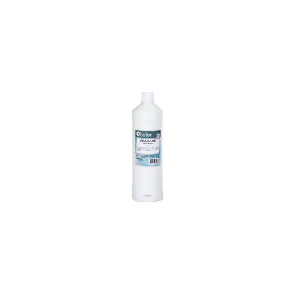 Gouache liquide 1L O COLOR - BLANC