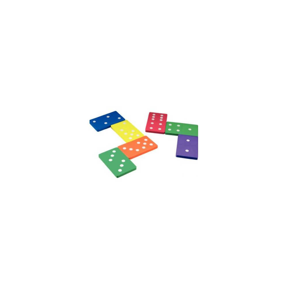 Dominos géants en mousse - 28 pièces - 12.6 x 7.5cm - Dès 5 ans