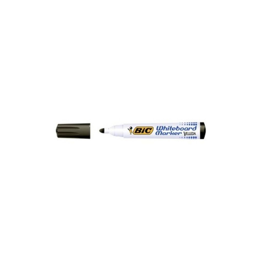 Marqueur effaç. BIC VELLEDA 1701 Recyclé - Ogive - 1.8mm - NOIR