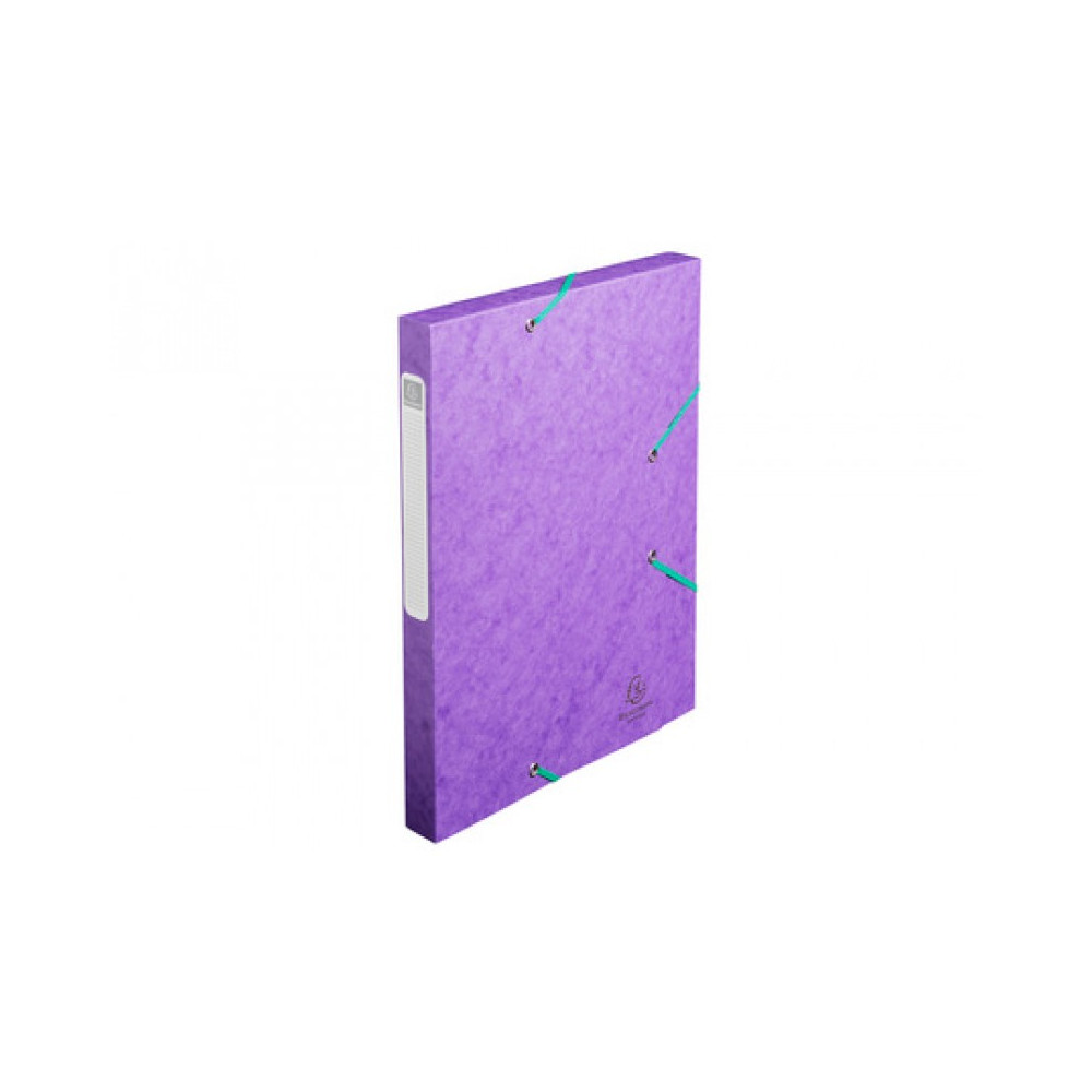 Boite classement Carton - Elast. 24x32cm Dos 40mm -VIOLINE- Z