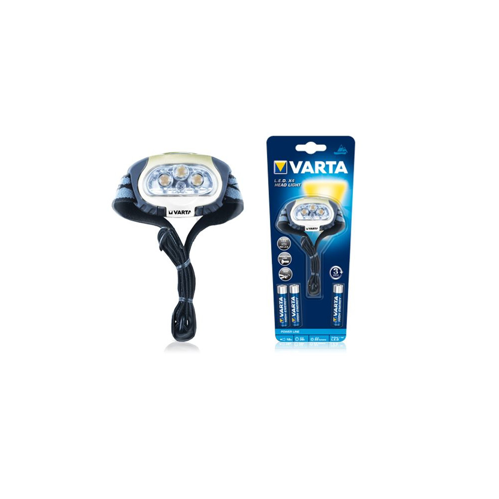 Lampe Frontale LED VARTA (3 piles LR3 incluses) //