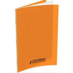 Cahier A4 Séyès 96 p Piqûre 90g Polypro ORANGE **