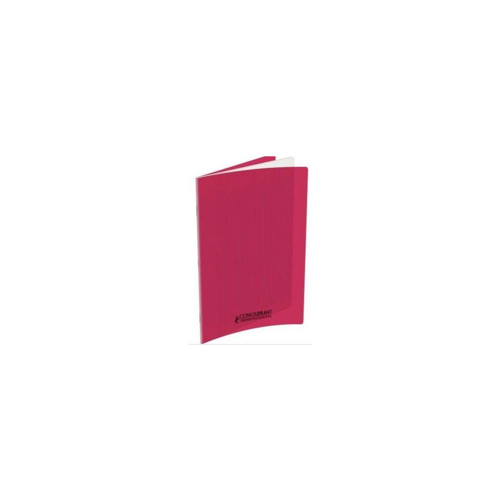 Cahier 24x32cm Séyès 96 p Piqûre 90g Polypro ROSE **