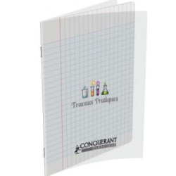 Cahier TP 17x22cm Séyès & Uni 64 p Polypro INCOLORE **