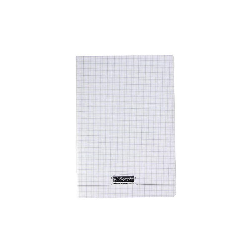 Cahier A4 5 x 5 192 p Piqûre 90g Polypro INCOLORE - Z