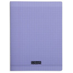 Cahier A4 Séyès 192 p Piqûre 90g Polypro VIOLET  **