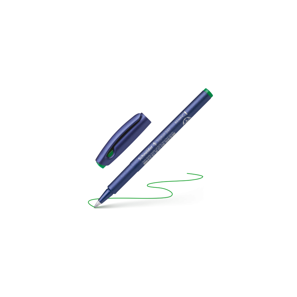 Roller SCHNEIDER Topball 847 - pointe 0,5mm VERT //