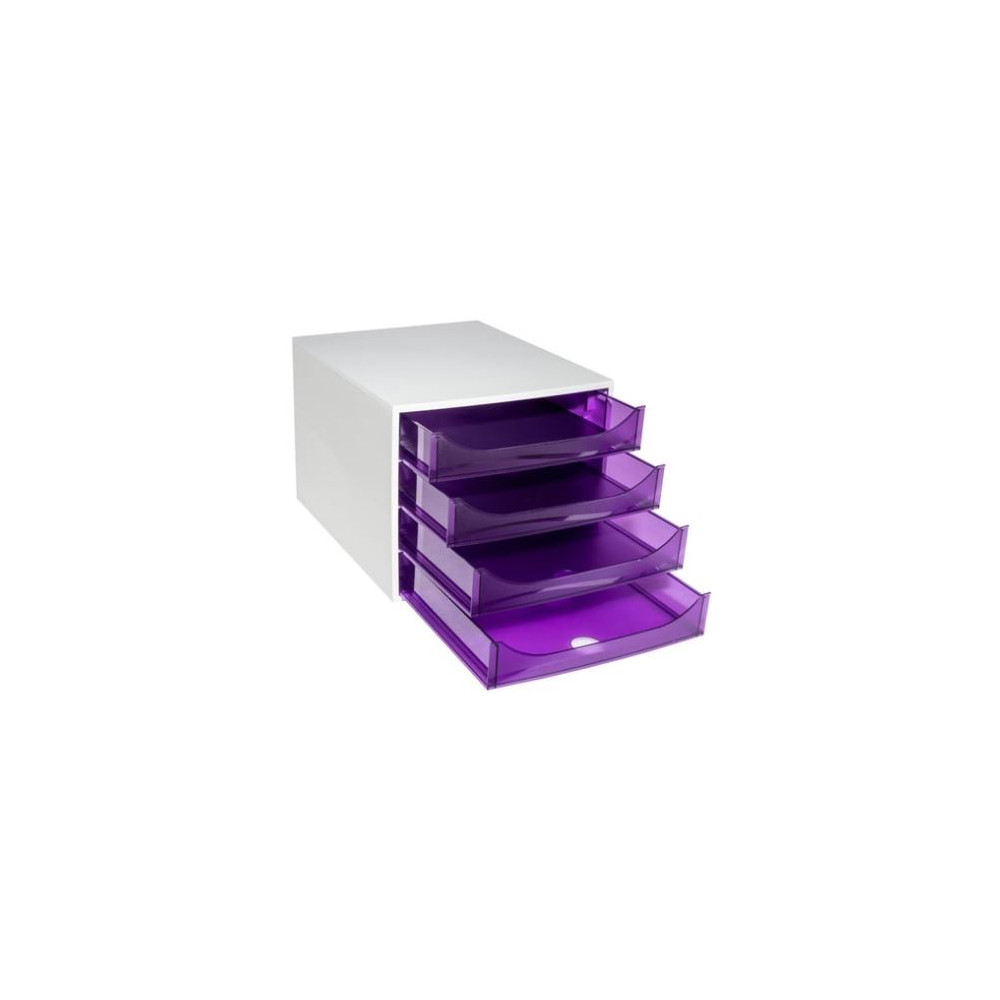 Module classement 4 tiroirs A4+ Linicolor - VIOLET