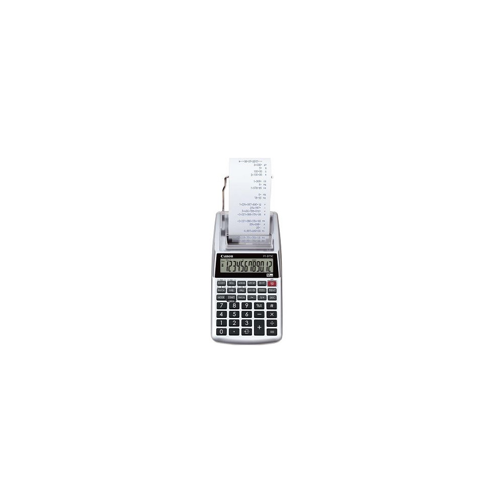 Calculatrice Imprim. 12 chif. CANON P1-DTSCII-Piles/Alim 57x70x12 - Z