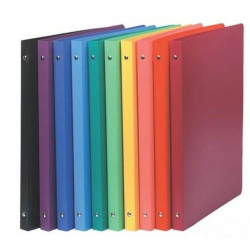 Classeur 4 anneaux A4 - PVC Fin 25x32cm 20mm VERT - EXACOMPTA