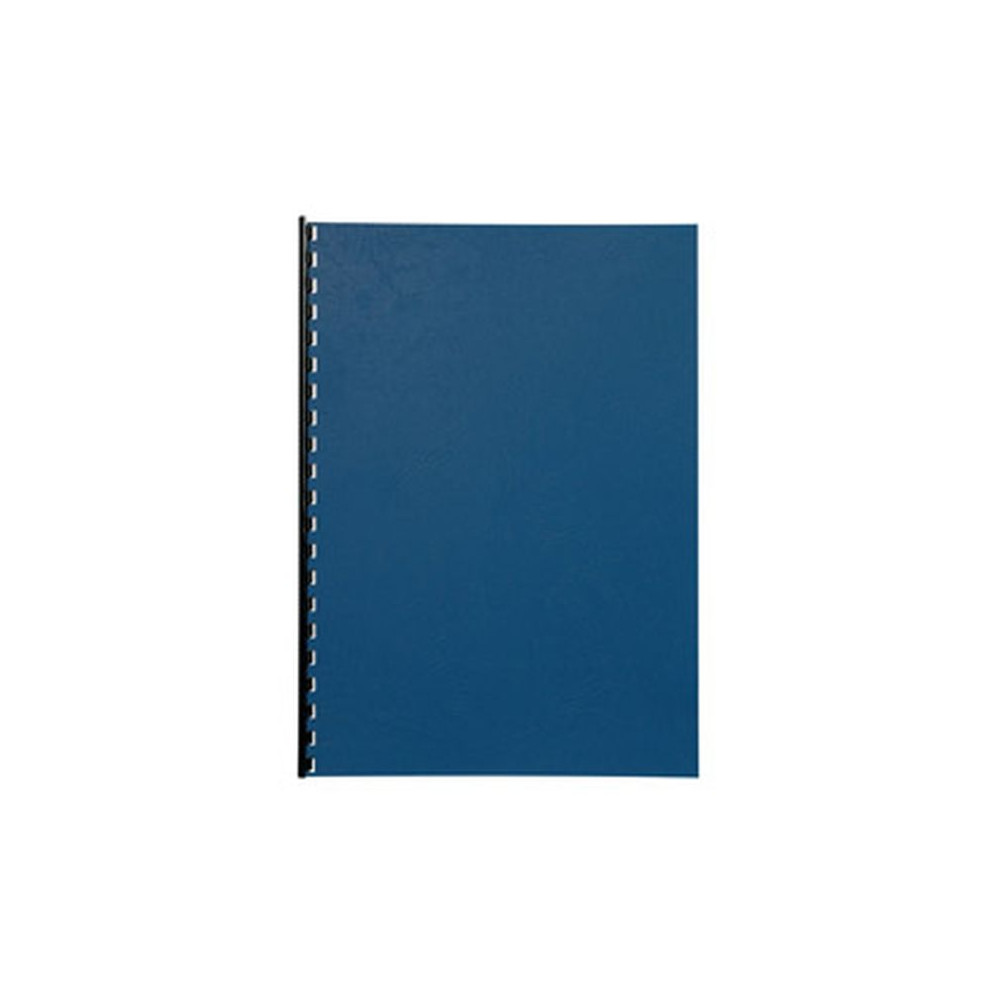 Couverture carton Grain Cuir - A4 - Paquet de 100 - BLEU