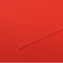 Feuille dessin 50x65cm 160g COQUELICOT (la feuille) 