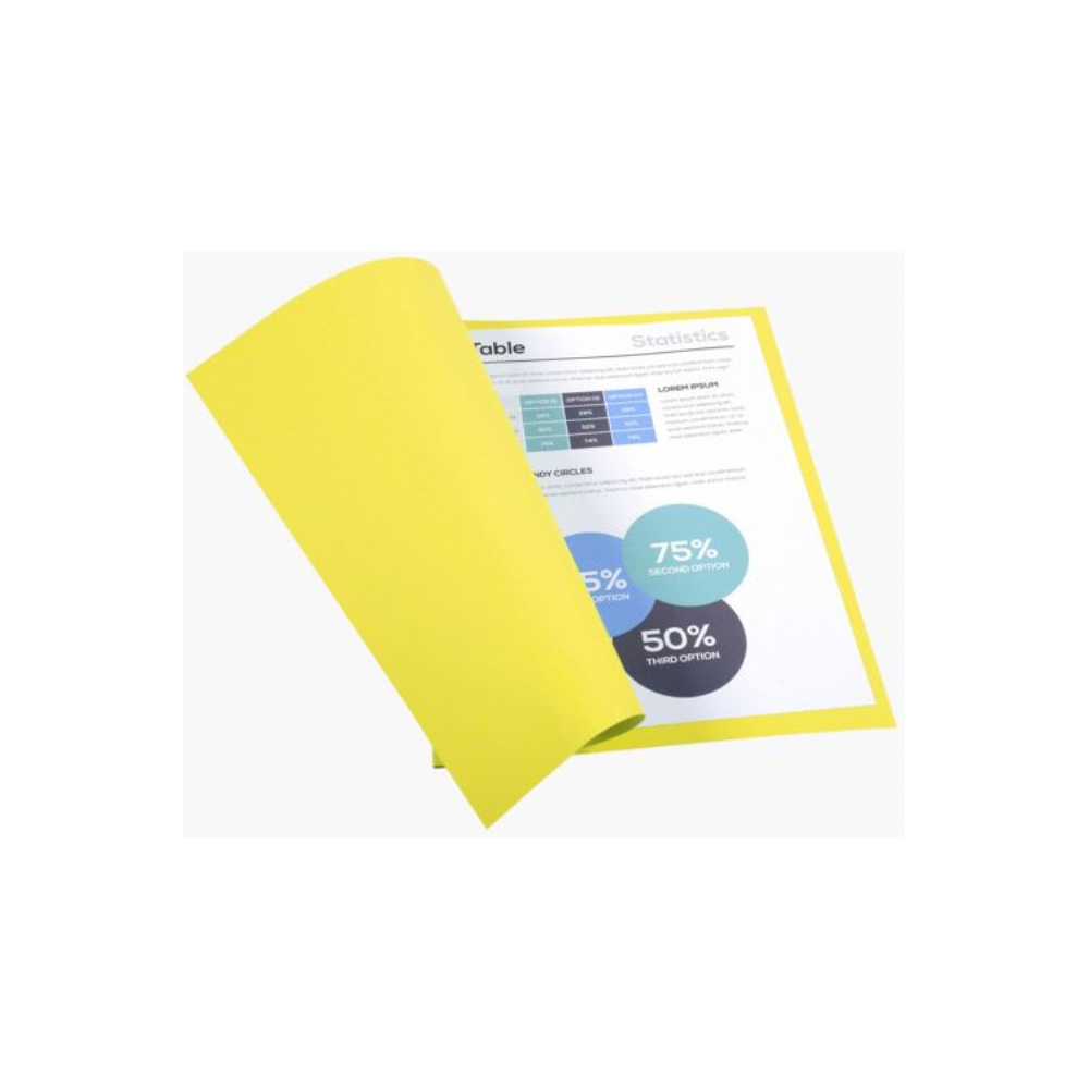 Chemise 24 x 32cm 170g par 100 JAUNE FOREVER Z
