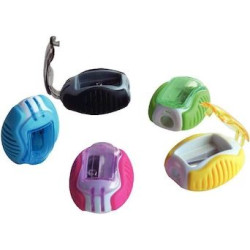 Taille-Crayon plastique Ecolier Bi-matière - Réserve - 1 usage