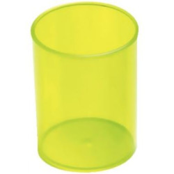 Pot à crayons  - Translucide JAUNE **