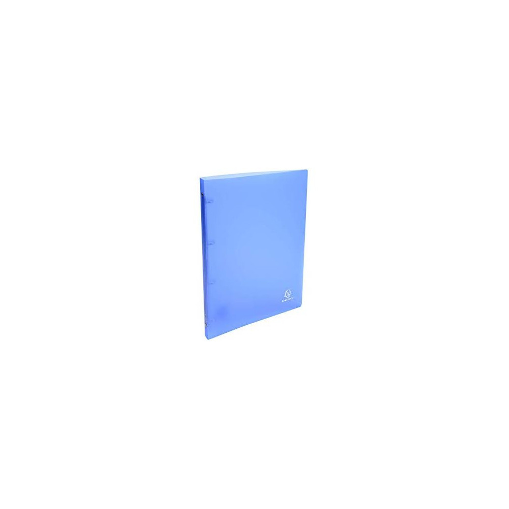 Classeur 4 anneaux A4 - PVC Fin - 25 x 32cm - 20mm-BLEU TRANSL - NSFP