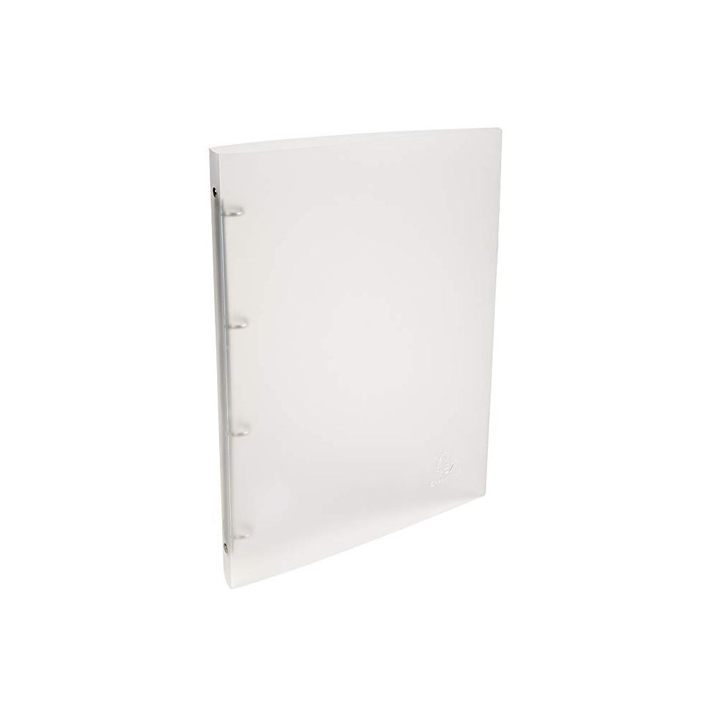 Classeur 4 anneaux A4 - PVC Fin 25x32cm 20mm INCOLORE TRANSLU **