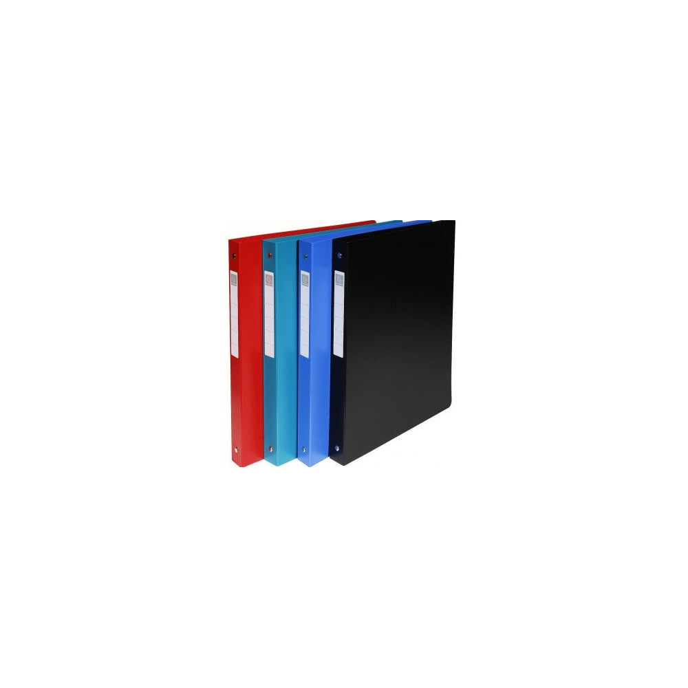 Classeur 4 anneaux A4 Maxi - PVC 10/10e  30mm - COUL ASSORTIES- Z