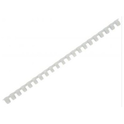 Reliure ann. plast. A4 - 14mm / 100f - BLANC - Par 100 //