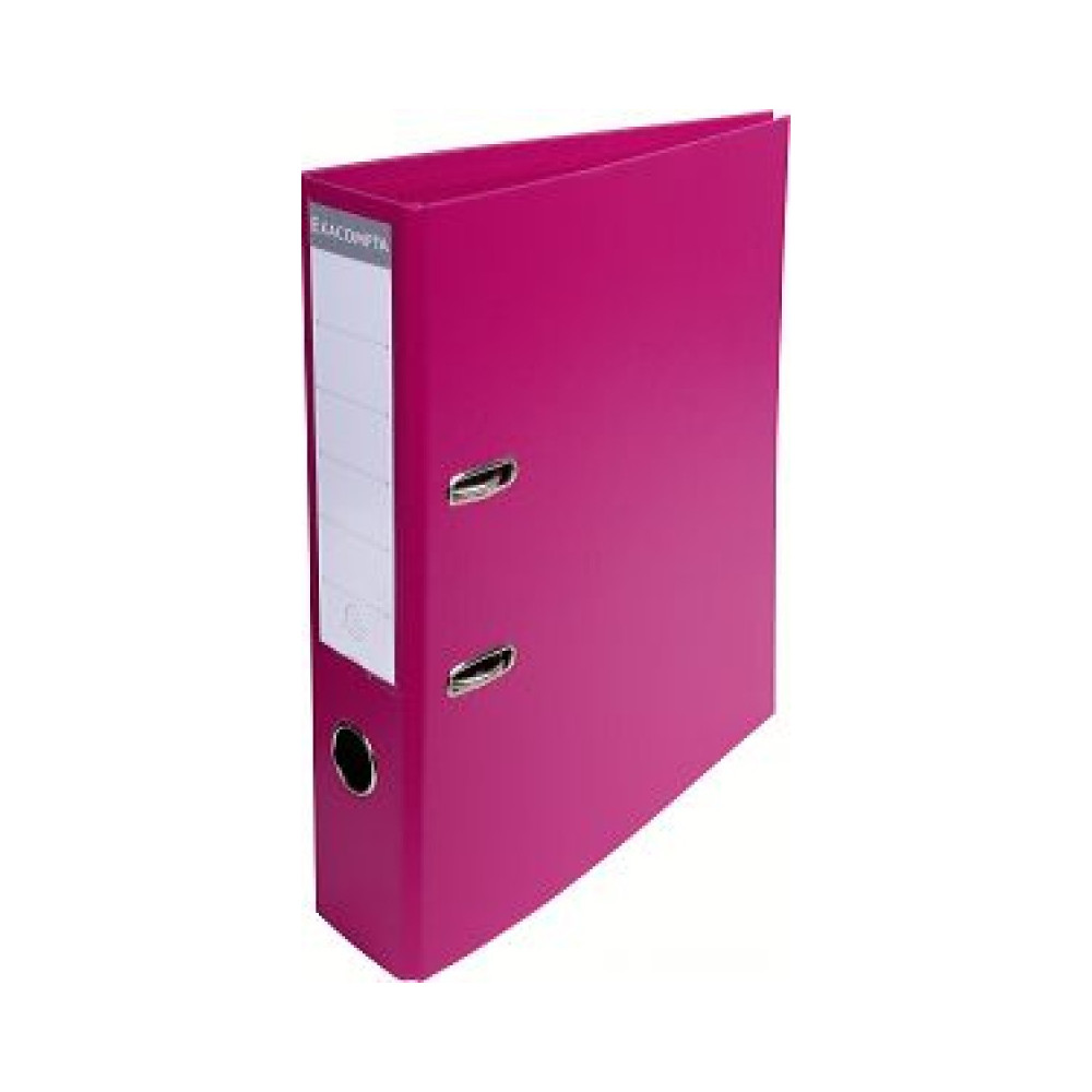 Classeur levier A4 PVC 50mm FRAMBOISE - EXACOMPTA **