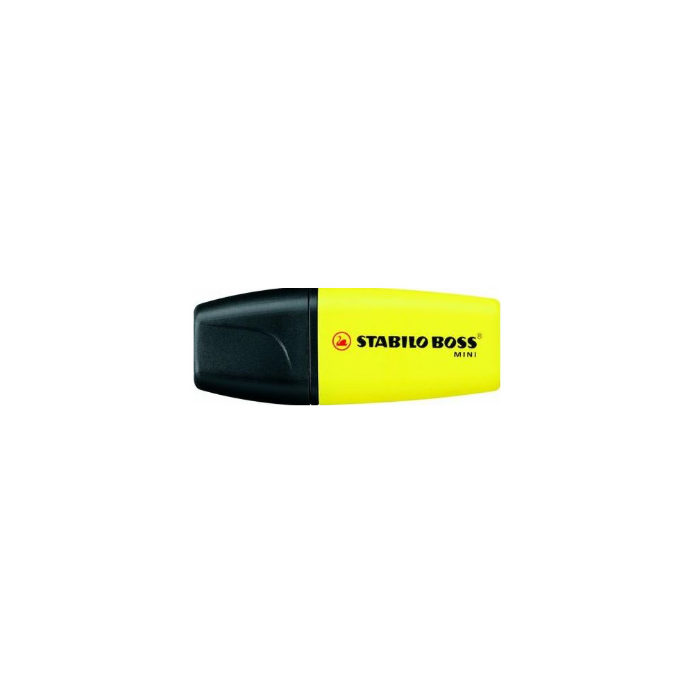 Surligneur STABILO MINI-BOSS - Trait 2 à 5mm - JAUNE - Z