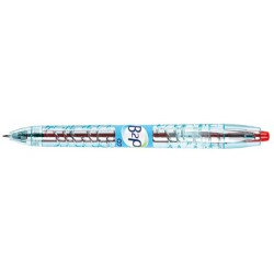 Stylo Gel Recharg. PILOT B2P BEGREEN 0.7mm - ROUGE - Z