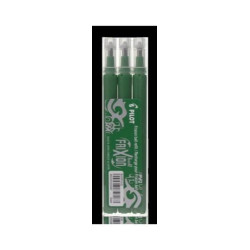 Recharge Roller PILOT Frixion Point 0,5mm - (par 3) - VERT - Z