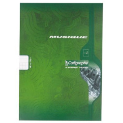 Cahier de musique A4 chant/séyès 48 p Piqûre 70g  **