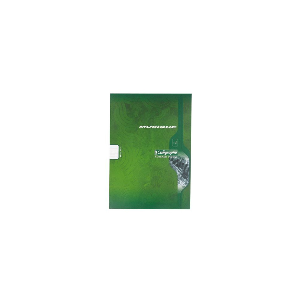 Cahier de musique A4 chant/séyès 48 p Piqûre 70g  **