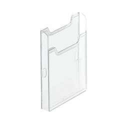 Corbeille a courrier murale 1 case MULTIFORM 3.8x24x30cm CRISTAL //