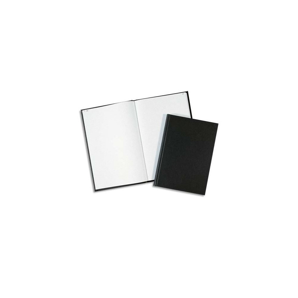 Registre Toile COURONNE 34x22.5 90gr Folioté 5x5 200 p EXACOMPTA //