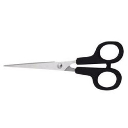 Ciseaux ambidextres Inox - bout pointu - 17 cm - Z