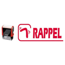 Timbre Formule RAPPEL TRODAT Printy 4912 - ROUGE - Z