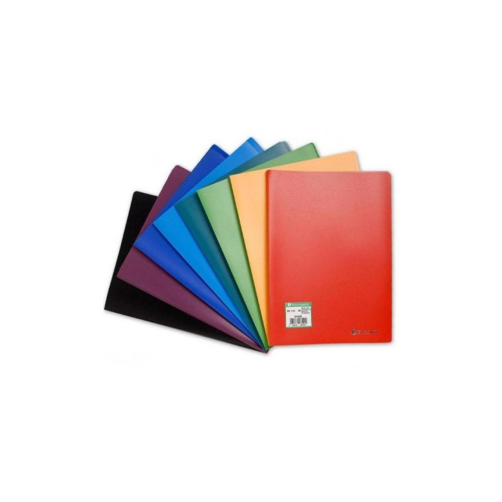 Protege Document PVC - Format A4 - 160 vues - VERT
