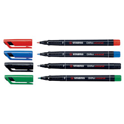 Feutres rétroprojection STABILO OH PEN - 0.7mm - VERT - Z