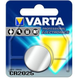 Pile CR2025 - Lithium - Bouton argent //