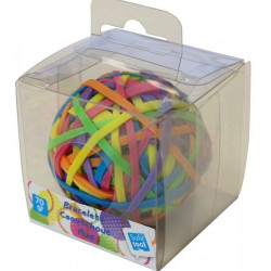 Elastiques Boule WONDAY - 70g - Couleur fluo assorties  - Z