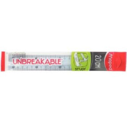 Regle flexible en plastique 20cm  - Incassable - 1er PRIX
