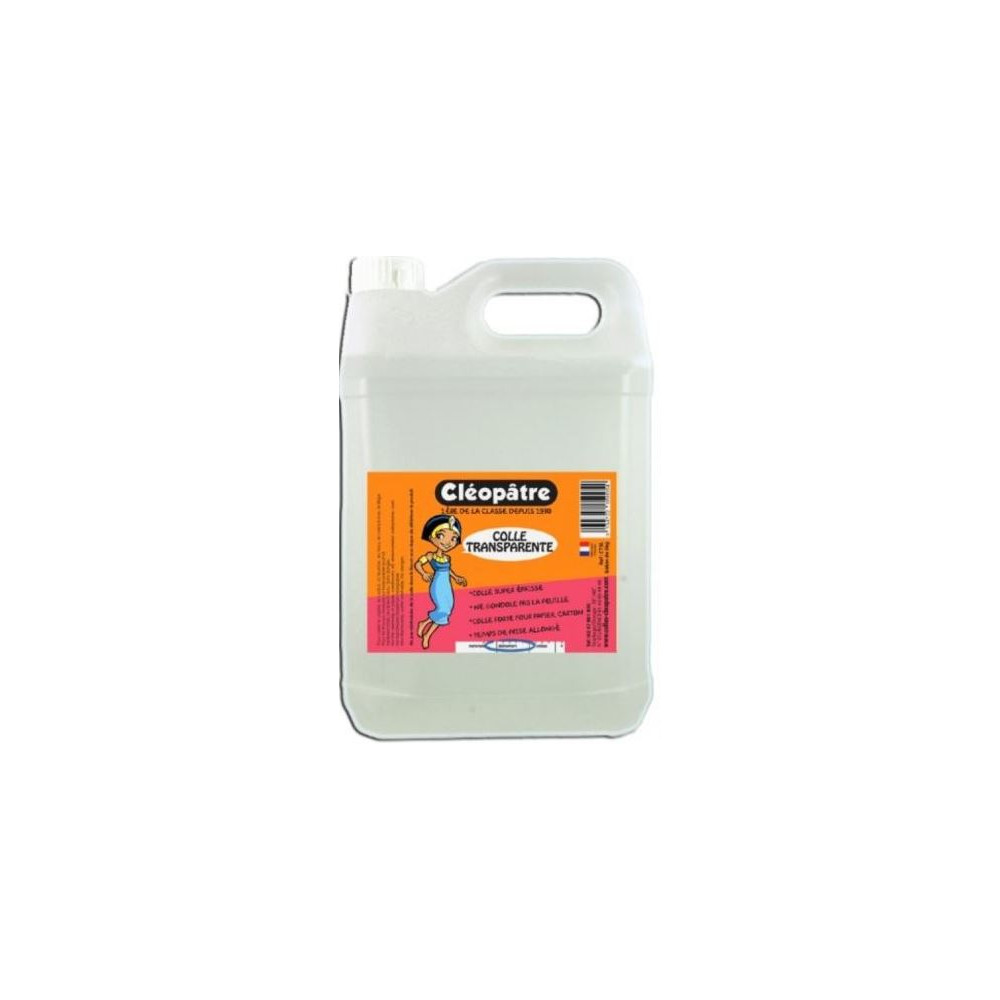 Colle transparente CLEOPATRE - 5 litres **