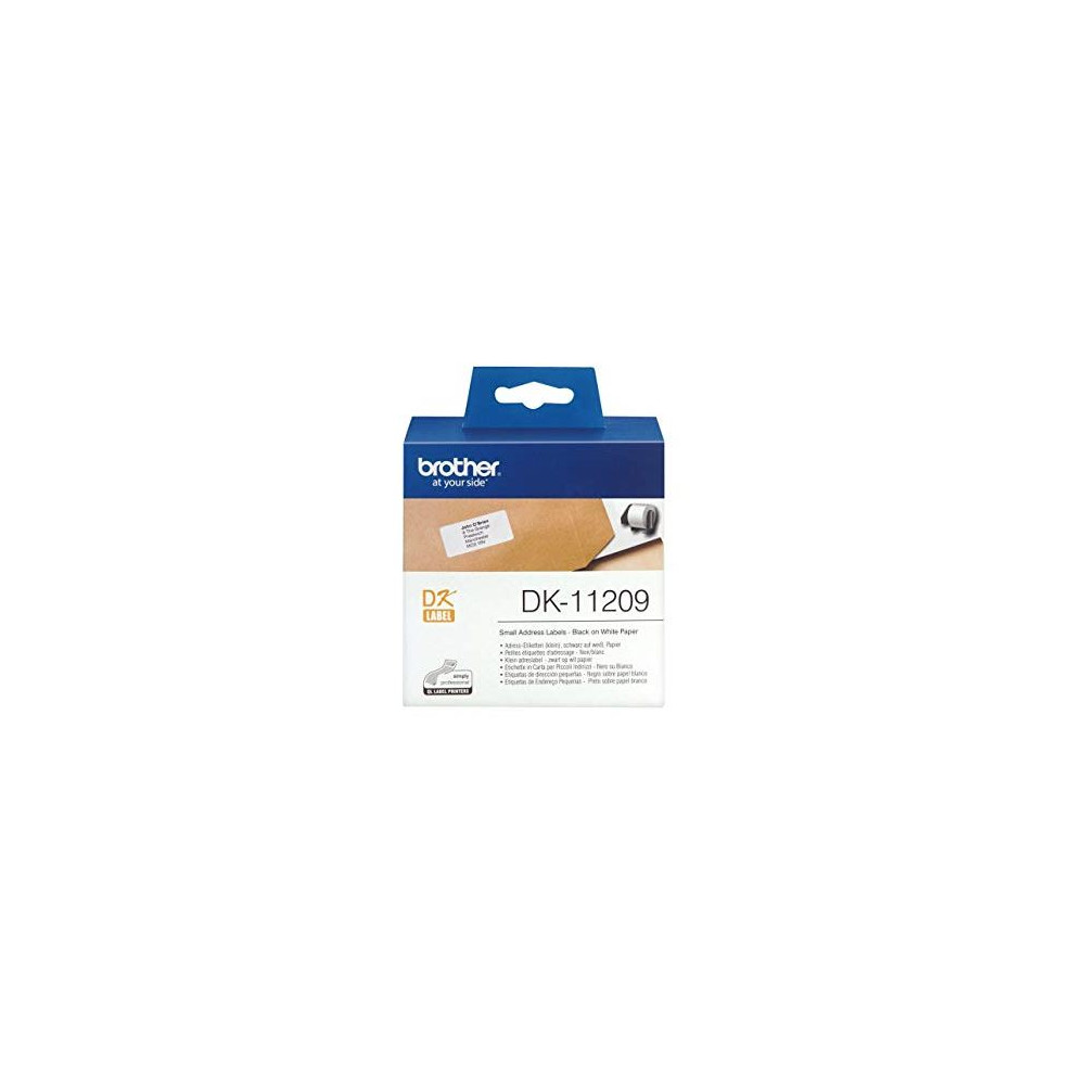 Etiquettes BROTHER DK11209 - 29 x 62mm (bte 800 étiq.) // Etiquettes BROTHER DK11209 - 29 x 62mm (bte 800 étiq.) //