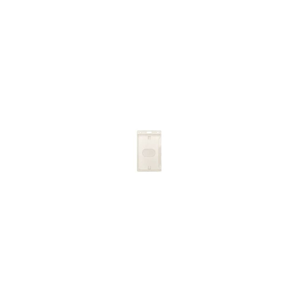 Porte-badge transparent vertical - 86 x 54mm - Par 100 **