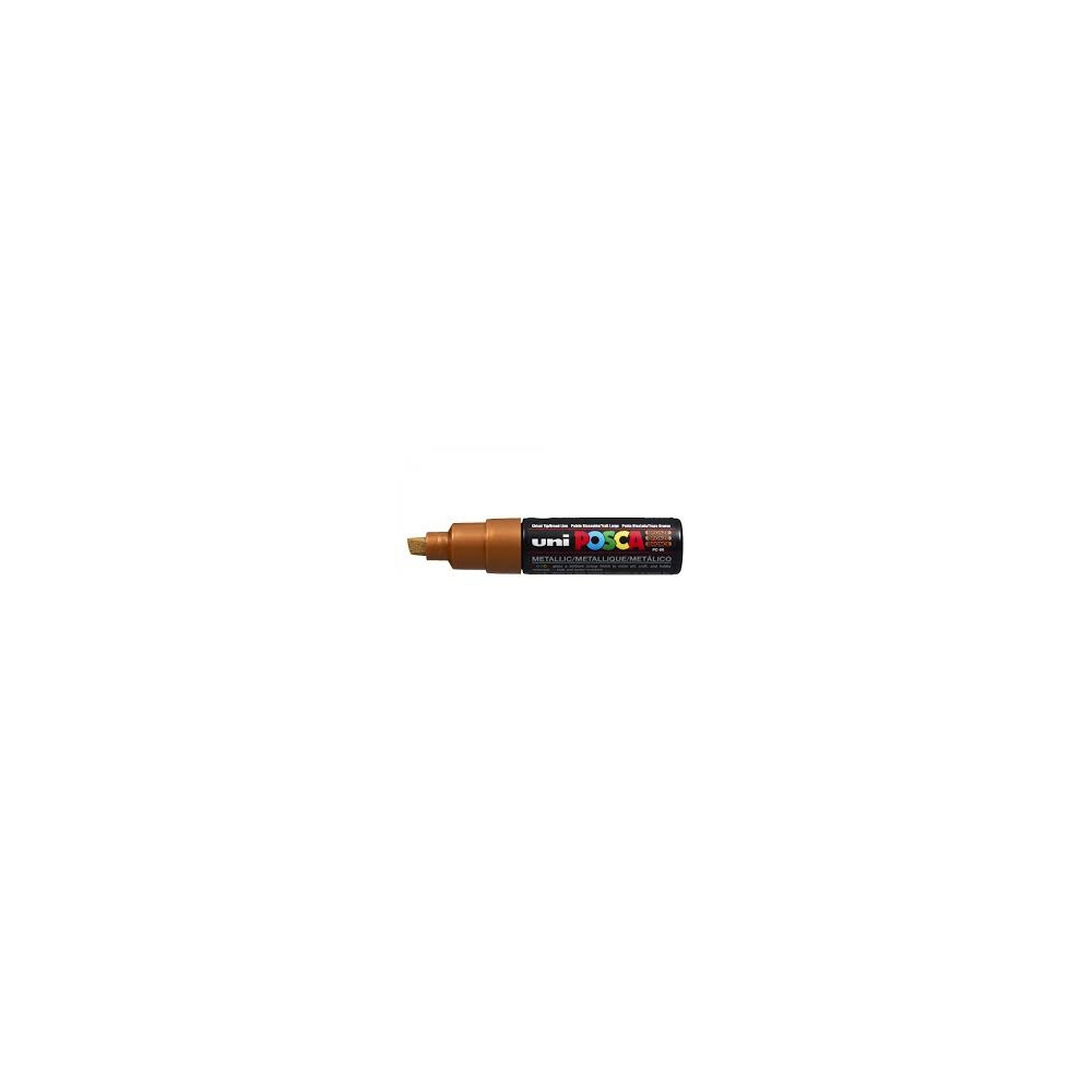 Marqueur gouache POSCA - Biseau 8mm - PC-8K BRONZE **